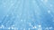 Blue Christmas Background and Winter Snow Fall with seamless loop.