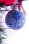 Blue Christmas decoration sphere