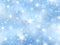 Blue Christmas winter flower snow light background