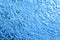 Blue chromium liquid background, shiny ripple water effect