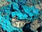 Blue Chrysocolla Turquoise Rock Abstract