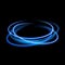 Blue circle light effect background. Swirl glow magic line trail. Light effect motion