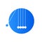 Blue circle pendulum logo