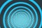 Blue circle ring radio pop art background