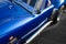 Blue classic American muscle car