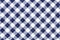 Blue classic checkered fabric texture.