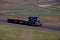 Blue Classic Peterbilt / Empty Flatbed