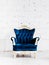 Blue classical style Armchair sofa couch