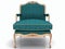 Blue classical stylish armchair