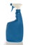 Blue cleaning solution spray bottle