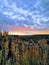 Blue cloud sunrise over Christmas Valley Oregon