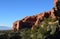Blue Cloudless Skies Over Red Rock Butte
