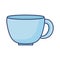 blue coffee cup ceramic icon