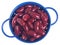 Blue Colander Full of Kidney Beans