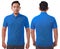 Blue Collared Shirt Design Template