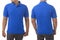Blue Collared Shirt Design Template