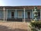 Blue colonial house Plaza Mayor Trinidad Cuba