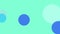 Blue color circles over aqua background