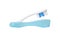 Blue Color Folding Travel Toothbrush