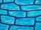 Blue colored bricks pattern texture backgound