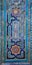 Blue colored Islamic mosaic pattern