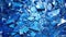 Blue Colored Shuttered Broken Glass Background Generative AI