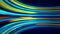 Blue colorful abstract background with animation moving of lines for fiber optic network.