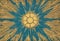 Blue Comic lined sunburst starburst pinwheel rotating and spinning infinity loop in retro vintage style stock video stock