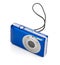 Blue compact camera