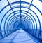 Blue concentric tunnel