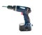 Blue cordless drill