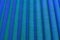 Blue corrugated fabric texture.Background.