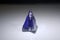 Blue corundum mineral form Tanzania. Corundum is  gem varieties, Ruby and Sapphire.