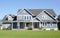 Blue Country Farmhouse Style Home House Exterior Details