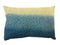 Blue and cream decorative corrugate pillow