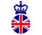 A Blue Crown British United Kingdom Emblem
