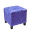 Blue cube Pouffe