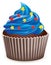 Blue cupcake