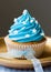 Blue cupcake