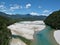 Blue curves of the river Tagliamento