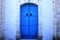 Blue cyprus door