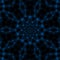 Blue dark pattern kaleidoscope abstract. mandala