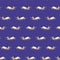 Blue dark watercolor seamless pattern of white pear planes flying in different directions of the world behind the cargo. Logistic