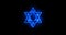 Blue David star symbol