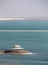 Blue Dead Sea with Salt crystals