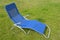 Blue deckchair