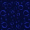 Blue decorative shining colour bubbles pattern