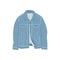 Blue Denim Jacket Fashion Style Item Illustration