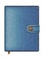 Blue denim notebook