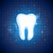 Blue dental design